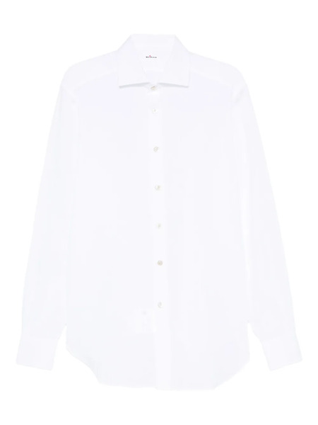  Kiton Long Sleeve Shirt - White 