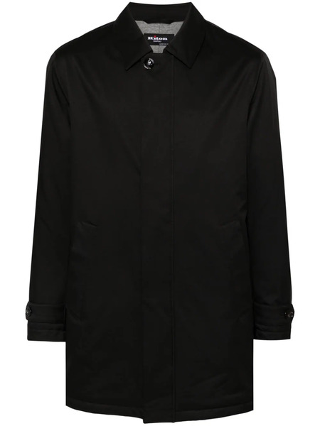  Kiton Padded Coat - Black 