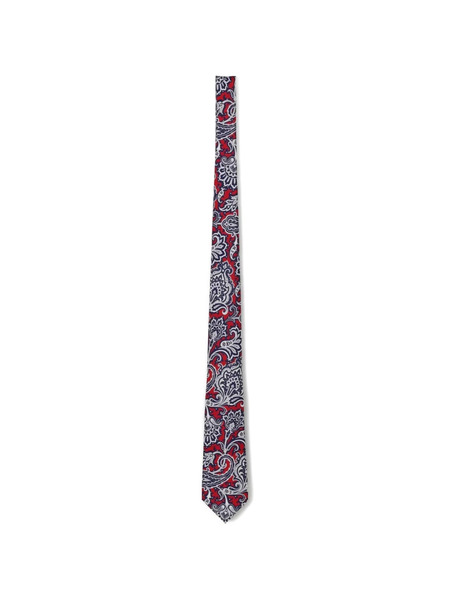  Kiton Paisley Tie - Red 