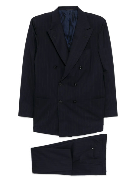  Kiton Pinstripe Suit - Blue 