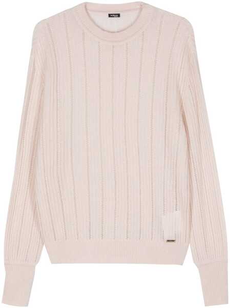  Kiton Pointelle-trim Sweater - Neutrals 