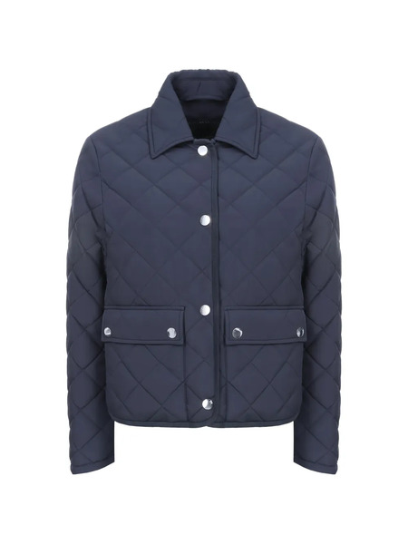  Kiton Quilted Flap-pocket Jacket - Blue 