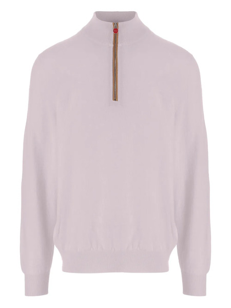  Kiton Roll-neck Sweater - White 