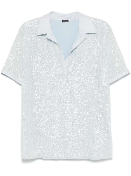  Kiton Sequinned Top - Green 