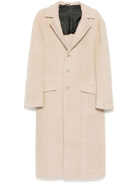  Kiton Single-breasted Coat - Neutrals 
