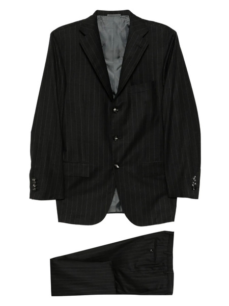  Kiton Single-breasted Suit - Black 