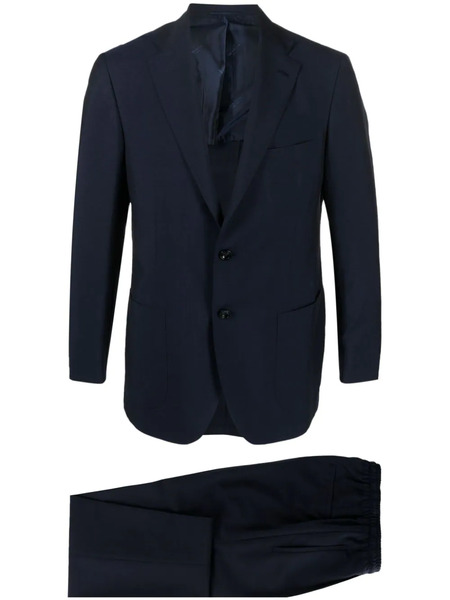  Kiton Single-breasted Tailored Suit - Blue 