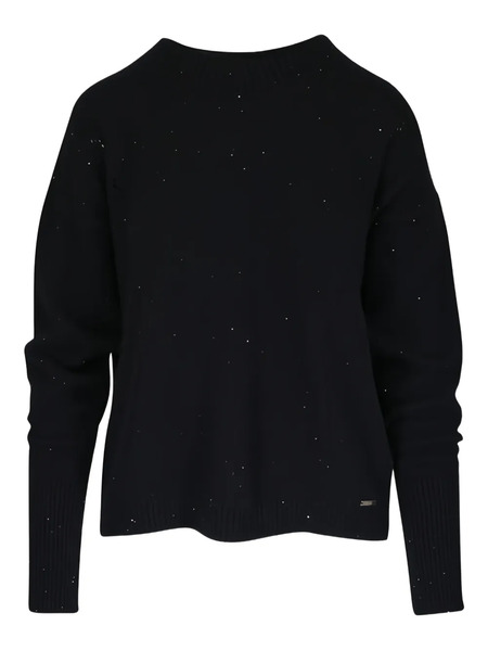  Kiton Sparkle-detail Sweater - Black 