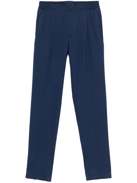  Kiton Tapered-leg Trousers - Blue 