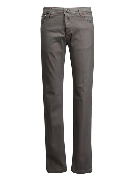  Kiton Top Stitching Jeans - Grey 
