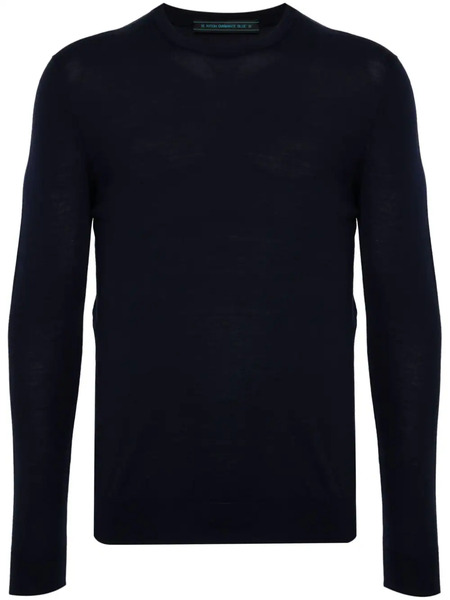  Kiton Wool Sweater - Blue 