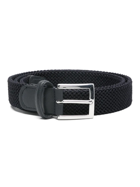  Kiton Woven Belt - Blue 