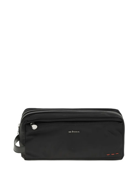  Kiton Zip-fastening Wash Bag - Black 