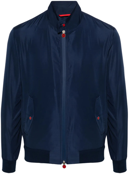  Kiton Zipped Lightweight Jacket - Blue 