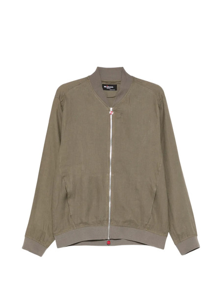  Kiton Zipped Long-sleeve Bomber Jacket - Green 
