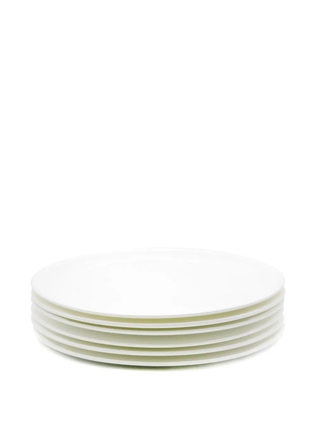  Knindustrie Fusion Plates (set Of Six) - White 