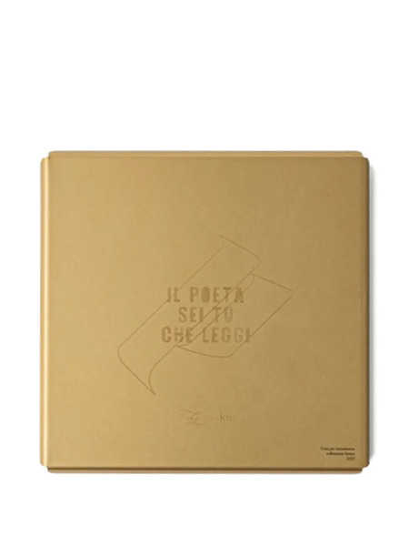  Knindustrie Storm Lettering-print Tray - Gold 