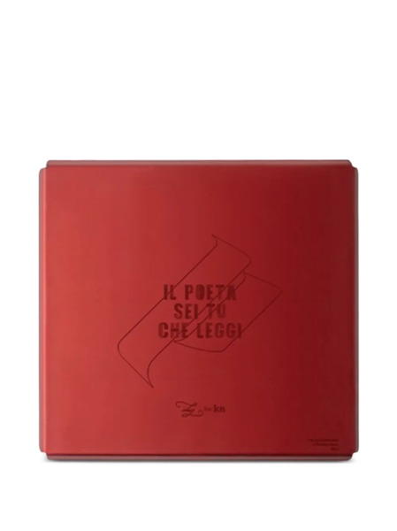  Knindustrie Storm Lettering-print Tray - Red 