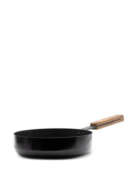  Knindustrie Wooden-handle Pan (24cm) - Black 