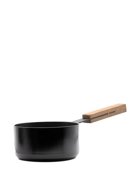  Knindustrie Wooden-handle Saucepan (16cm) - Black 