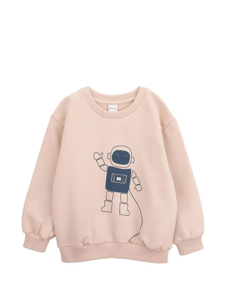  Knot Astronaut-graphic Sweatshirt - Neutrals 