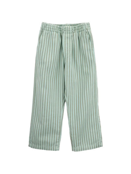  Knot Cairo Striped Twill Trousers - Green 