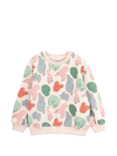  Knot Fur-ever Friends Sweatshirt - Neutrals 