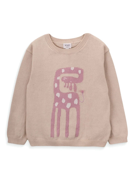  Knot Giraffe Jumper - Neutrals 