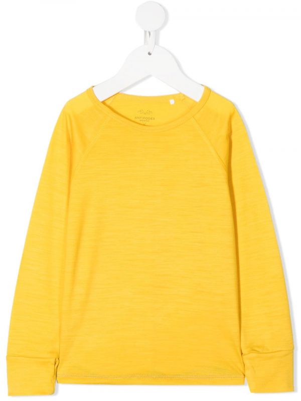  Knot Merino Knit Sweatshirt - Yellow 