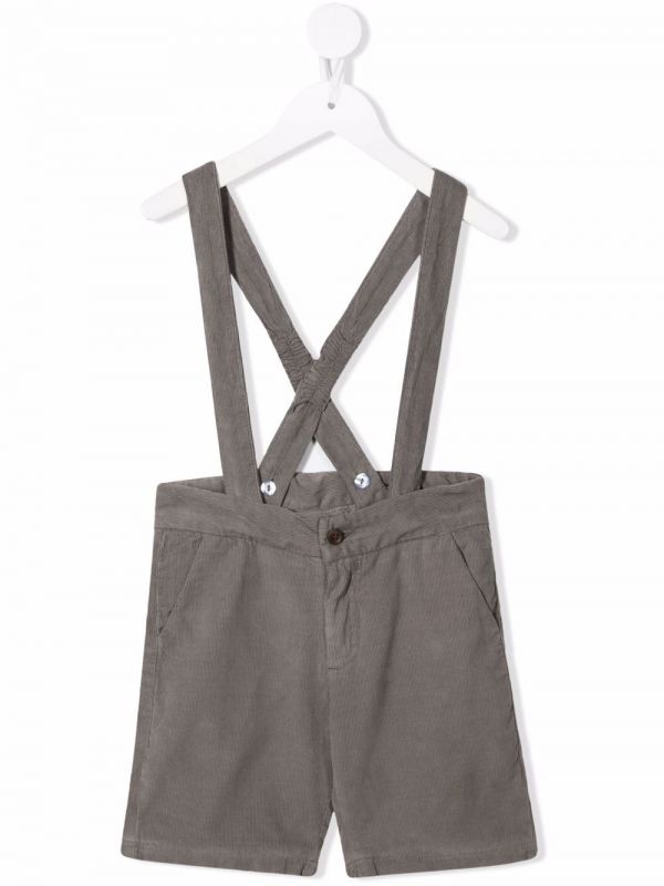  Knot Nobu Dungaree Shorts - Grey 