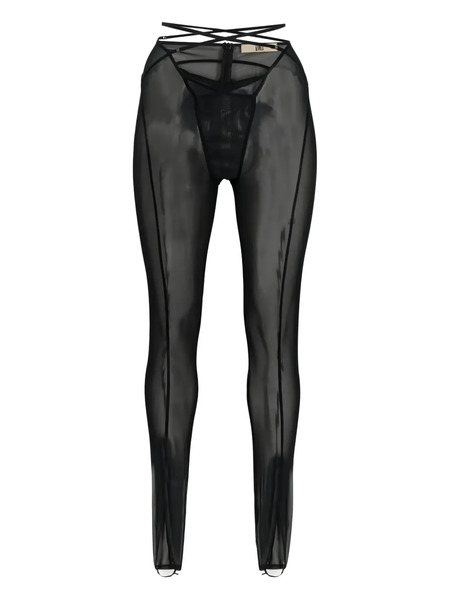  Knwls Sheer Leggings - Black 
