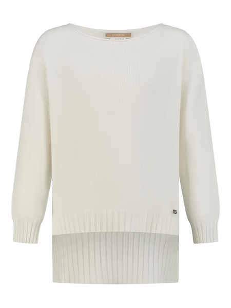  Kocca Boat-neck Sweater - White 