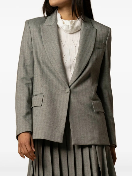  Kocca Gisberta Single-breasted Blazer - Grey 
