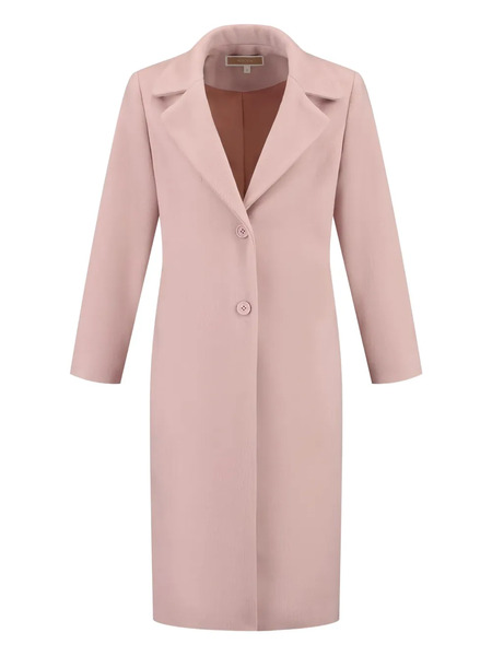  Kocca Single-breasted Trench Coat - Pink 