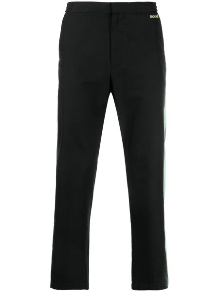  Koché Side-stripe Straight-leg Trousers - Black 