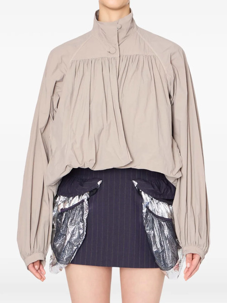  Kolor Balloon-sleeves Jacket - Neutrals 