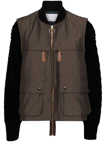  Kolor Double-layered Jacket - Brown 