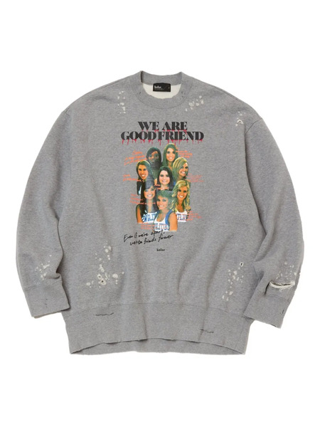  Kolor Graphic-print Sweatshirt - Grey 