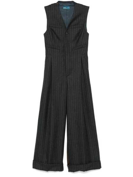  Kolor Pinstripe Jumpsuit - Grey 