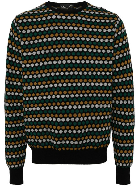  Kolor Polka Dot-pattern Jumper - Black 