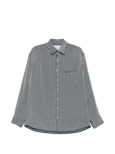  Kolor Striped-pattern Shirt - Grey 