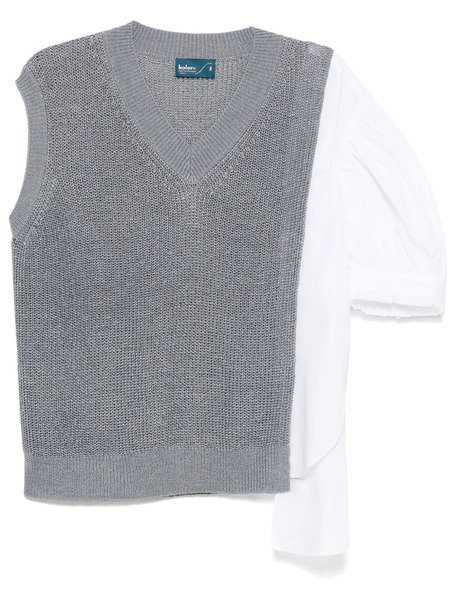  Kolor V-neck Jumper - Grey 