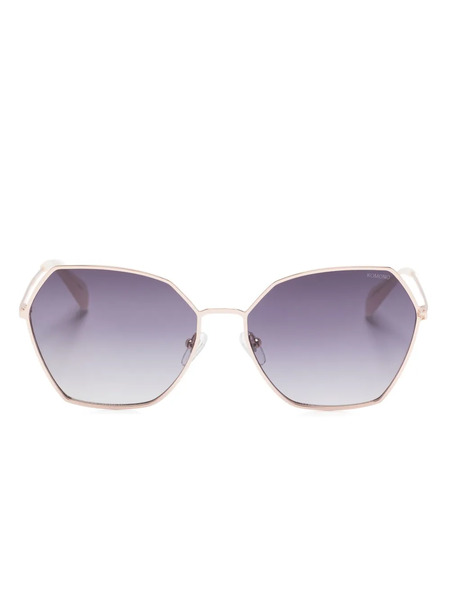  Komono Belle Geometric-frame Sunglasses - Gold 