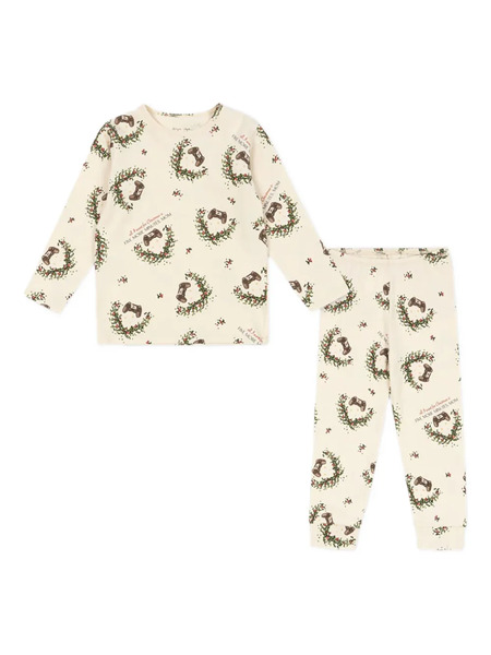  Konges Sløjd Christmas Pyjamas (set Of Two) - Neutrals 