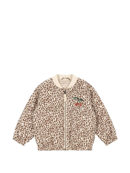  Konges Sløjd Juno Leopard-print Bomber Jacket - Neutrals 