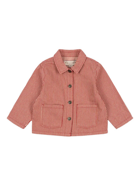  Konges Sløjd Striped-pattern Jacket - Red 