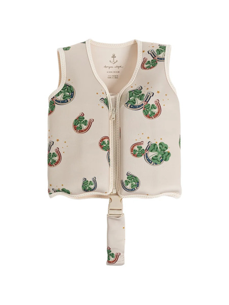  Konges Sløjd Zip-up Float Suit - Neutrals 