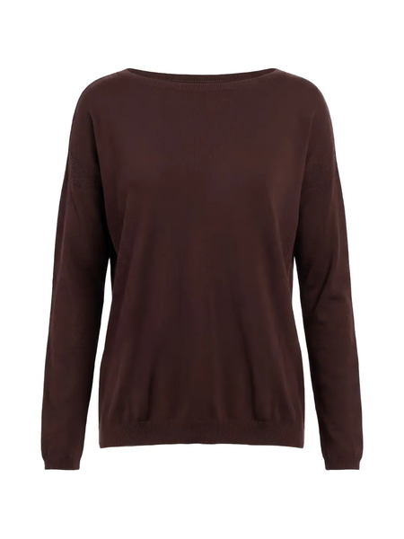  Kontatto Ribbed-cuff Jumper - Brown 