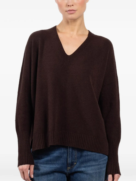  Kontatto V-neck Sweater - Brown 