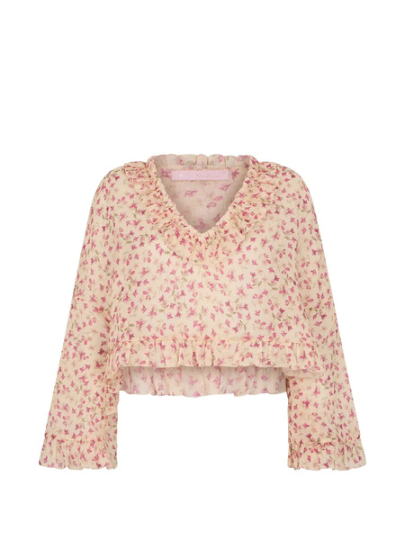  Kristina Ti Floral-pattern Blouse - Neutrals 
